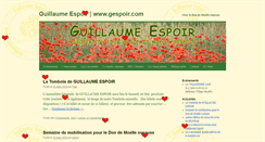 Desktop Screenshot of gespoir.com